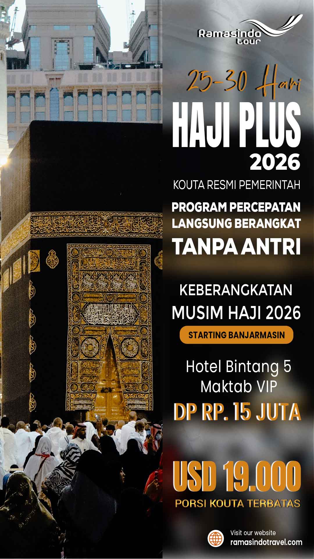 haji langsung berangkat